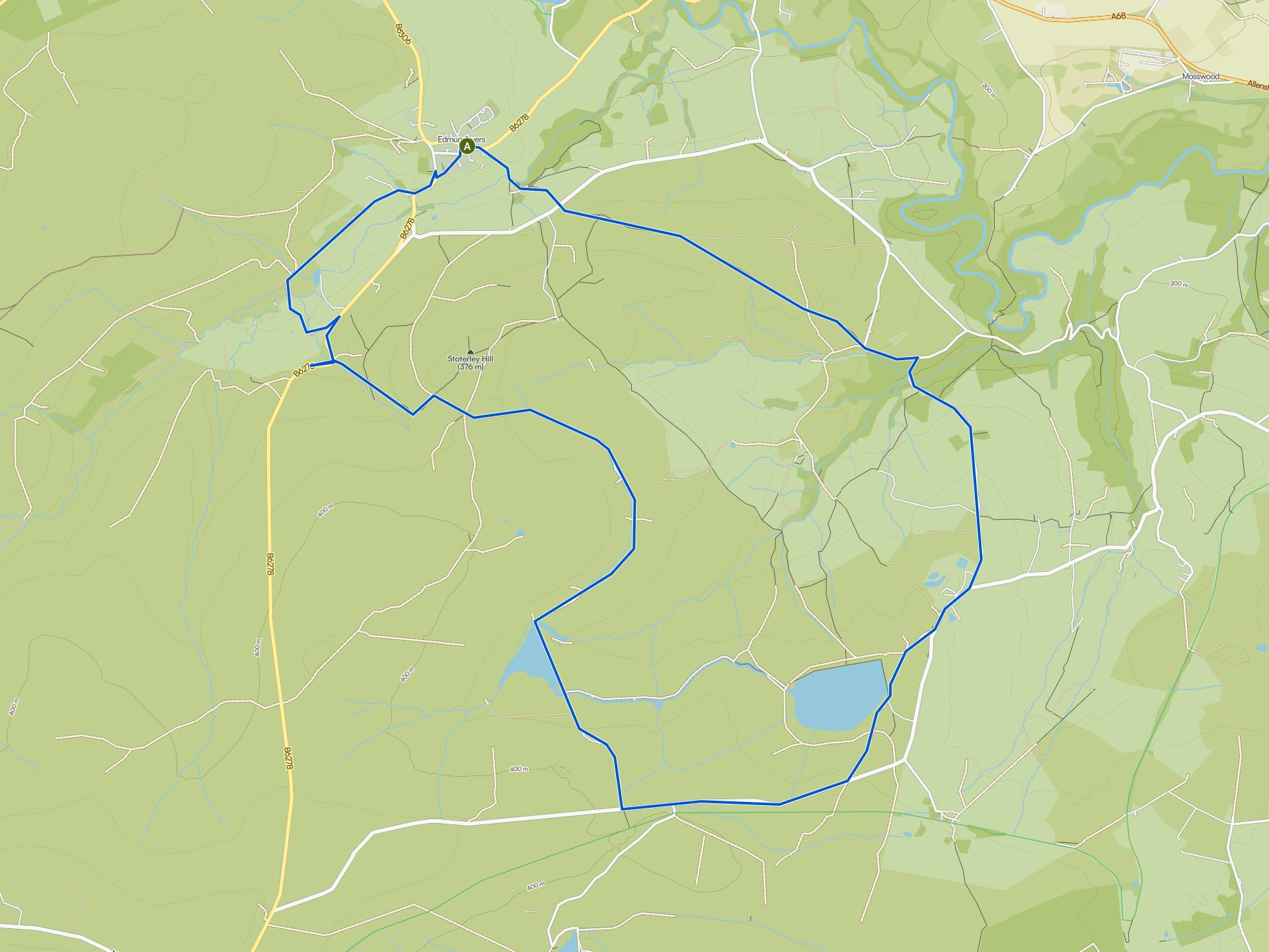 Les plus belles randonnées depuis un arrêt de bus autour de Slaley ...